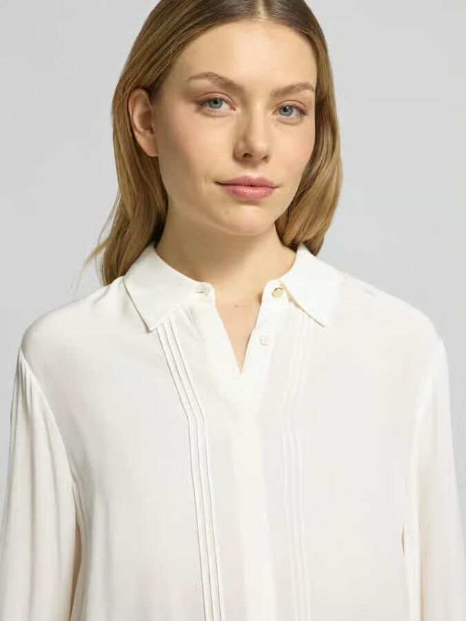 Comma Relaxed fit overhemdblouse van pure viscose