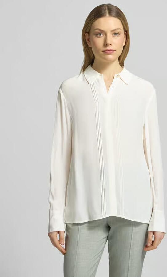 Comma Relaxed fit overhemdblouse van pure viscose - Foto 2
