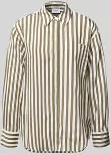 Comma Relaxed fit overhemdblouse van viscosemix - Foto 3