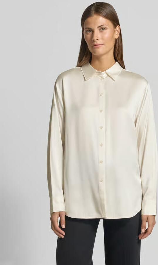 Comma relaxed fit overhemdblouse van viscosemix - Foto 5