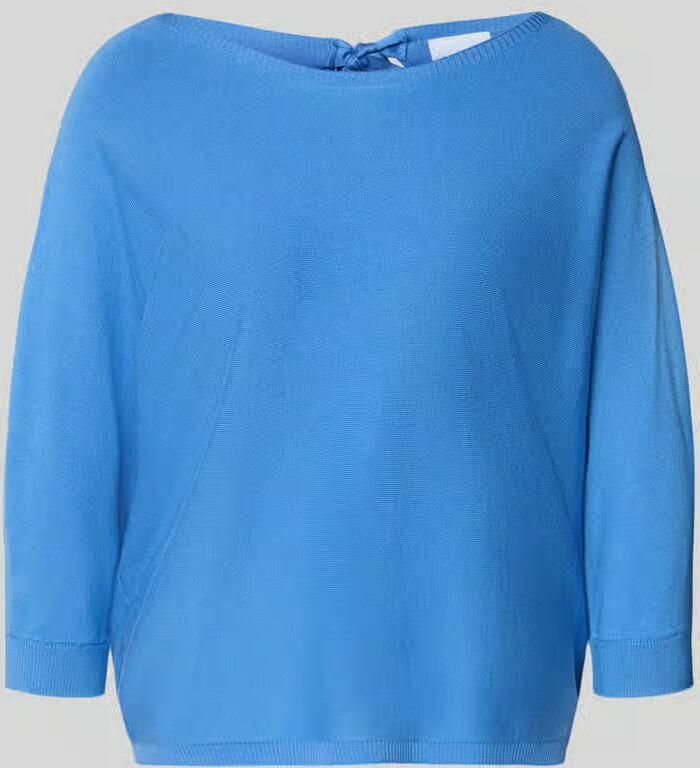 Comma relaxed fit pullover van viscosemix in brei-look - Foto 2