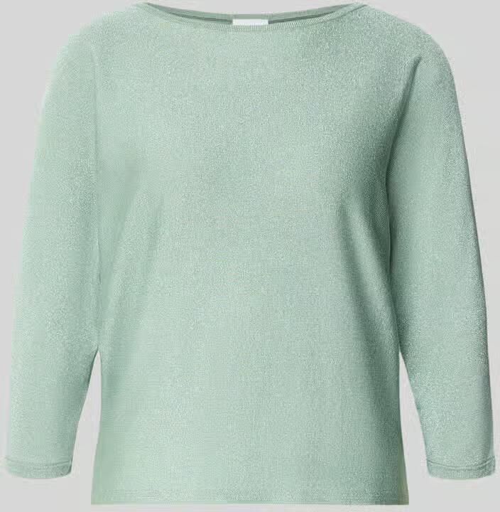 Comma Relaxed fit pullover van viscosemix in gebreide look