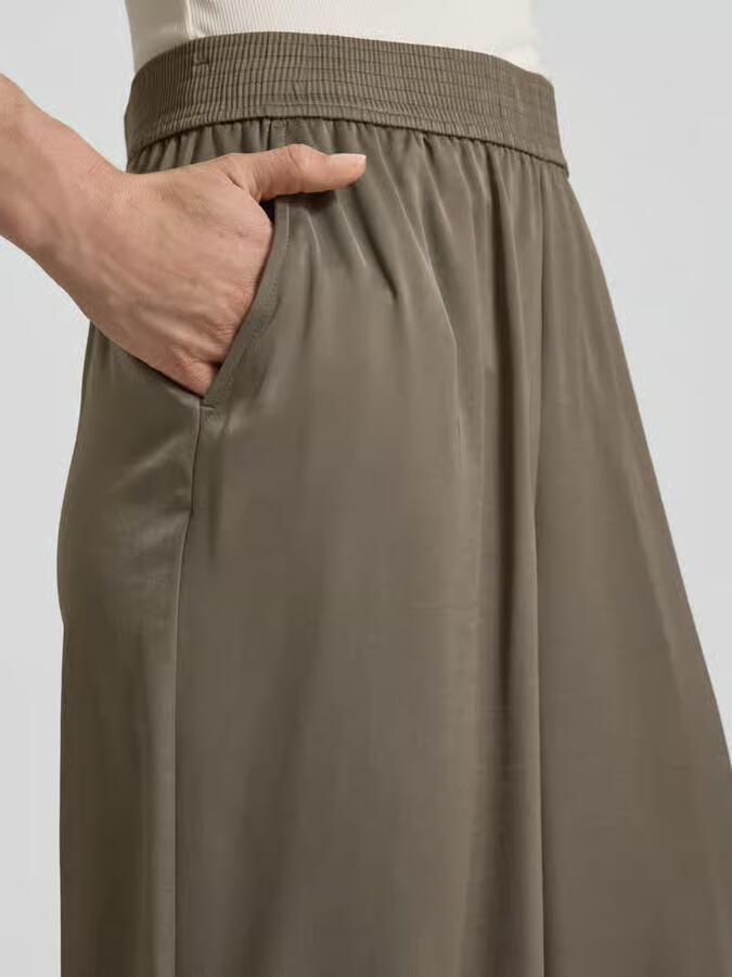 Comma Relaxed fit stoffen broek met elastische band - Foto 4