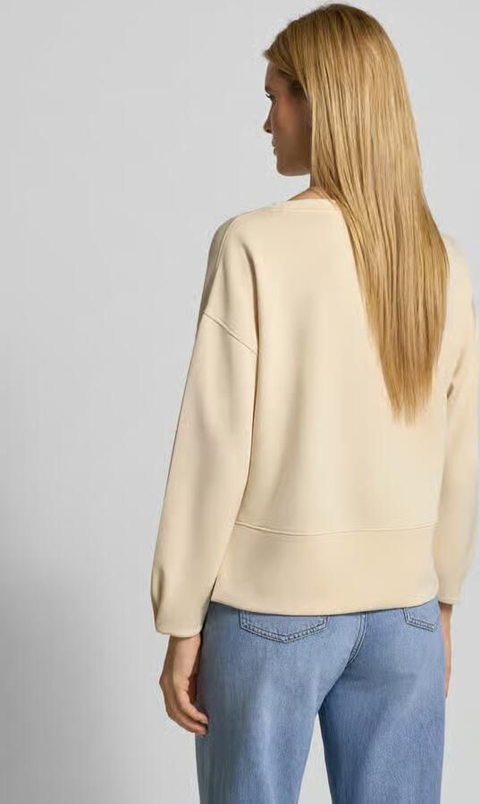 Comma Relaxed fit sweatshirt met viscose - Foto 4