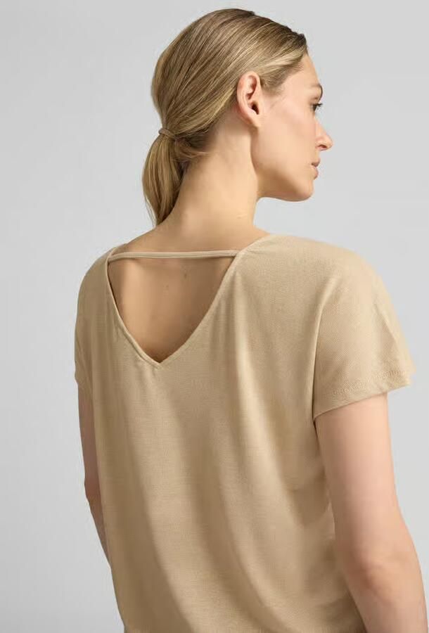 Comma relaxed fit T-shirt van viscosemix