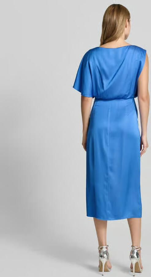 Comma Schitterende midi-jurk in one-shoulder look - Foto 3