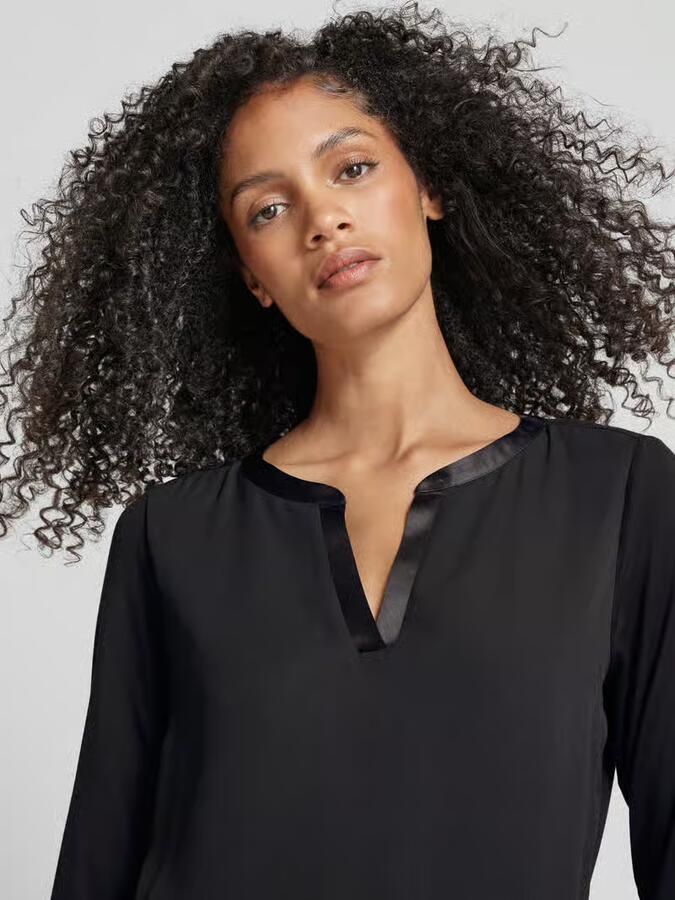 Comma Shirt met lange mouwen met 3 4 mouwen