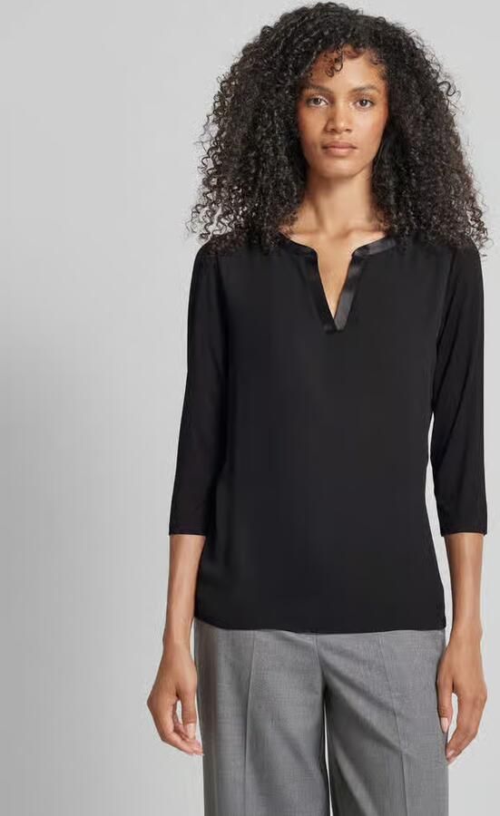 Comma Shirt met lange mouwen met 3 4-mouwen - Foto 5