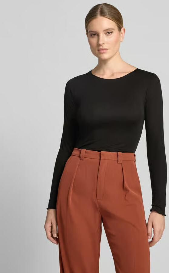 Comma Shirt met lange mouwen van lyocellmix - Foto 2