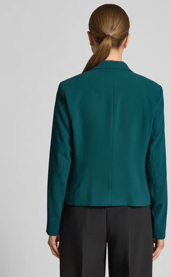 Comma Slim fit blazer met paspelzakken