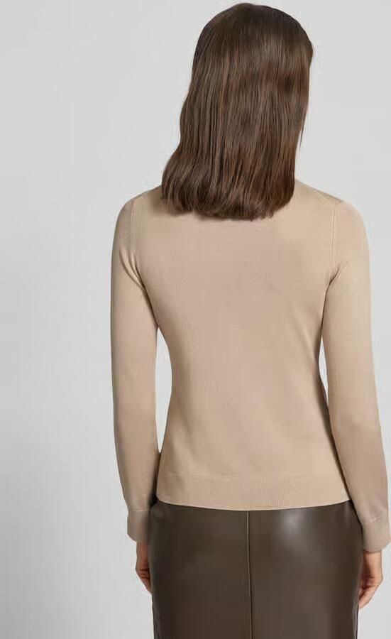 Comma Slim fit coltrui met geribde boorden