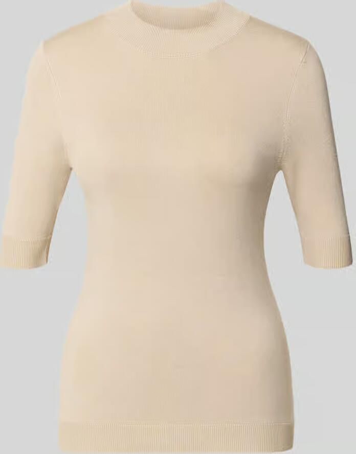 Comma Slim fit gebreide pullover van viscosemix
