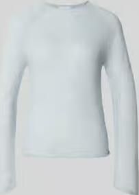 Comma Slim fit pullover met mix van wol en alpaca
