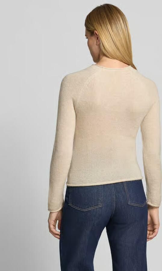 Comma Slim fit pullover met mix van wol en alpaca - Foto 5