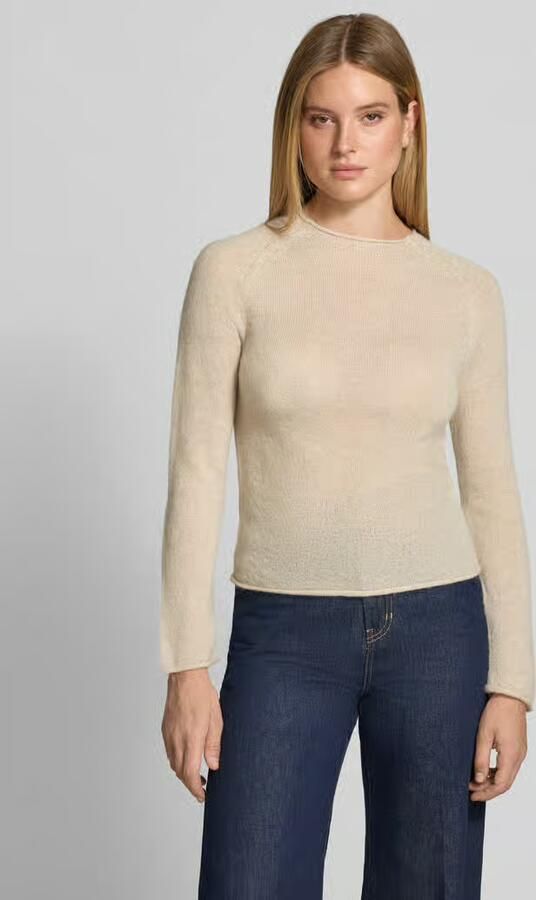Comma Slim fit pullover met mix van wol en alpaca - Foto 6