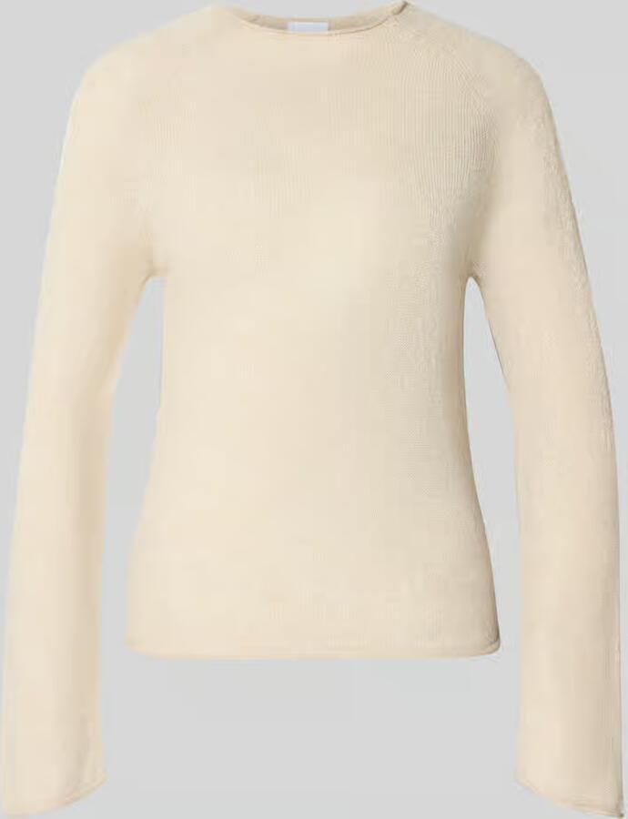 Comma Slim fit pullover met mix van wol en alpaca - Foto 5