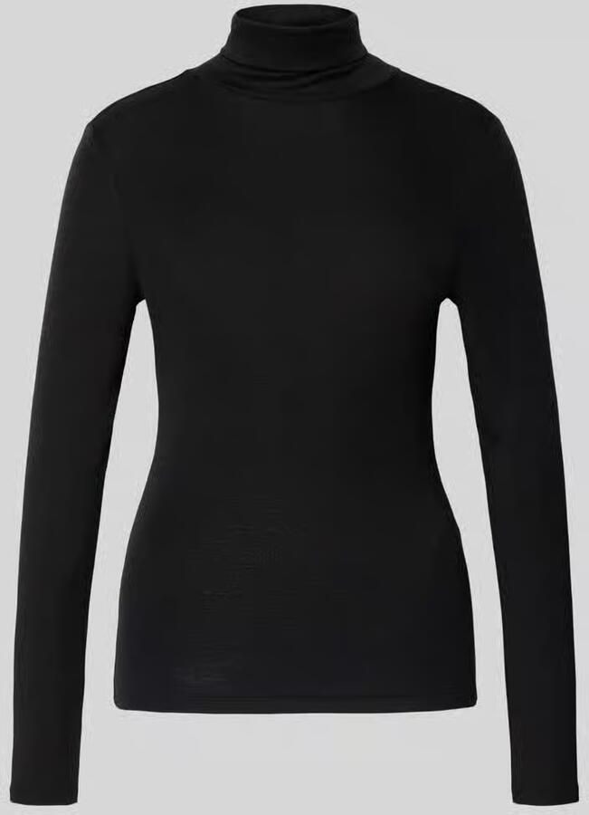 Comma Slim fit shirt met lange mouwen van elastische katoenmix model 'OKTOBER'
