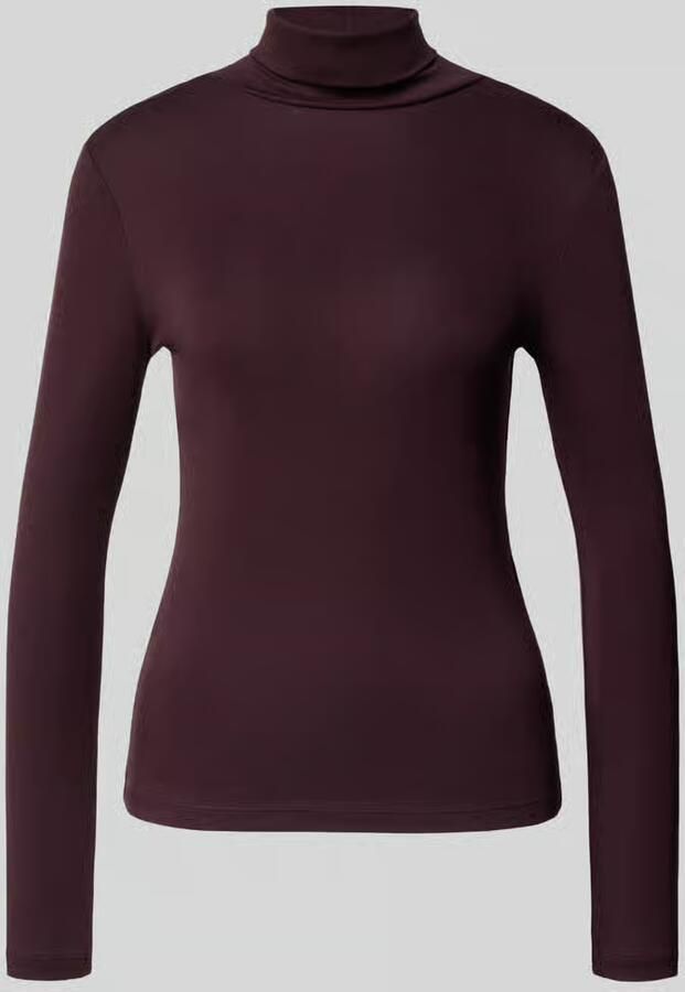 Comma Slim fit shirt met lange mouwen van elastische katoenmix model 'OKTOBER'