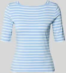 Comma Slim fit T-shirt van viscosemix