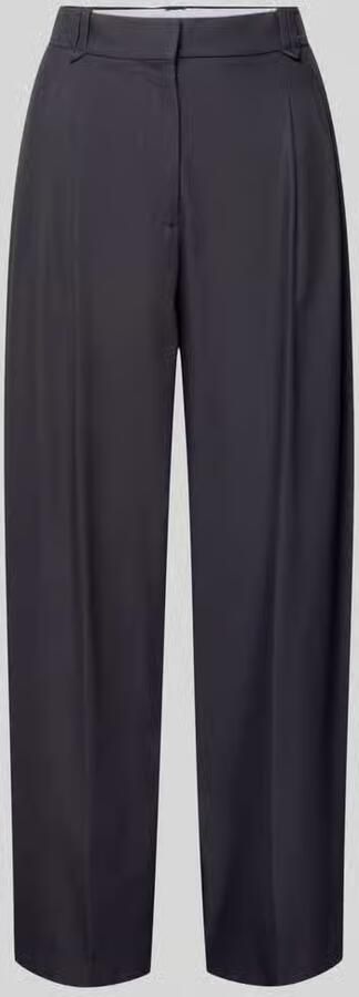 Comma Stoffen broek met biezen en steekzakken - Foto 2