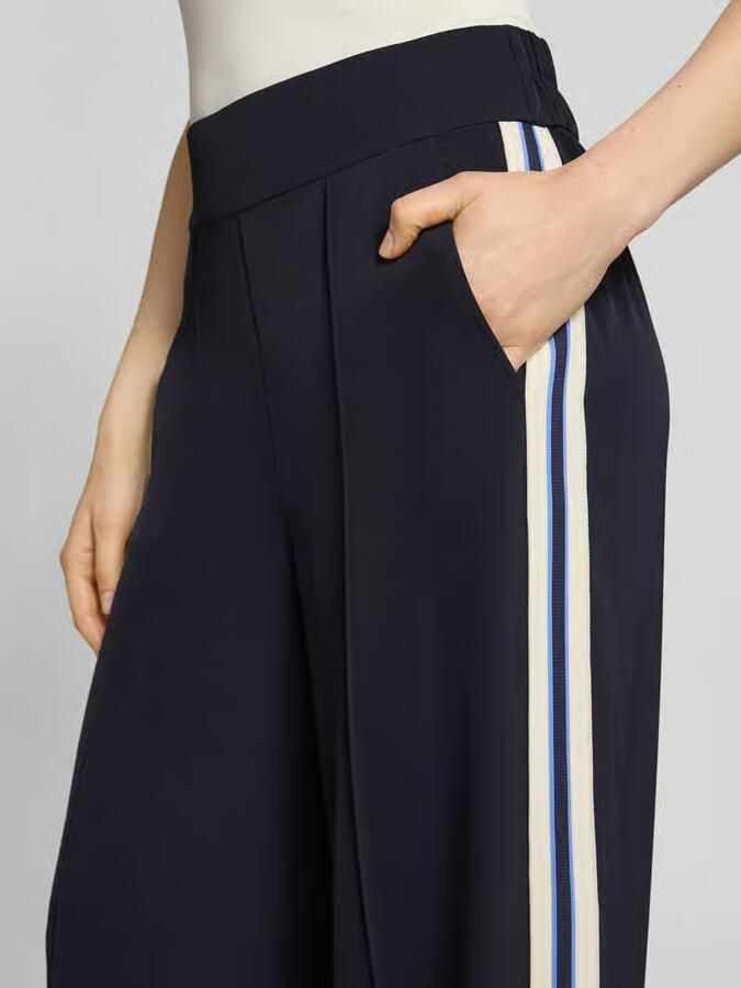 Comma Stoffen broek met elastische band