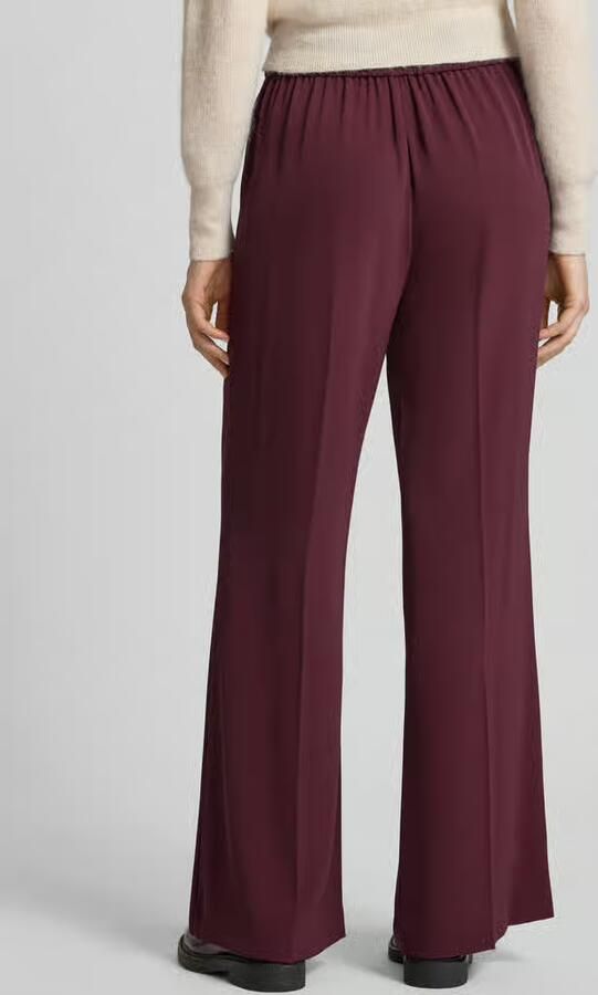 Comma Stoffen broek met elastische band