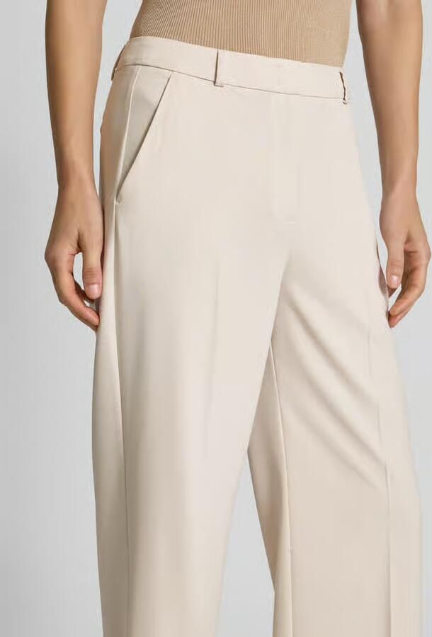 Comma Stoffen broek met Franse steekzakken
