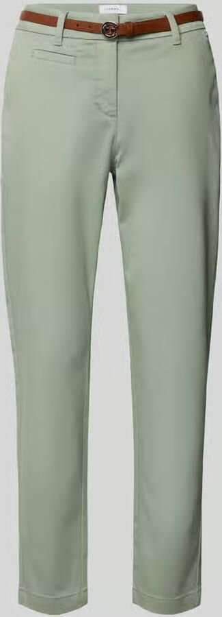 Comma Stoffen broek met steekzakken