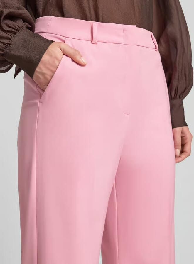 Comma Stoffen broek van viscosemix met strookzak aan de achterkant - Foto 2