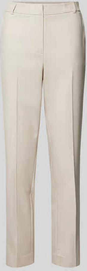 Comma Stoffen slim fit broek met structuurpatroon - Foto 7