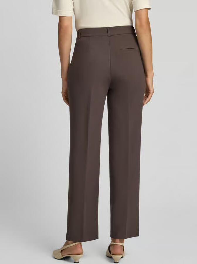 Comma straight leg pantalon donkerbruin - Foto 2