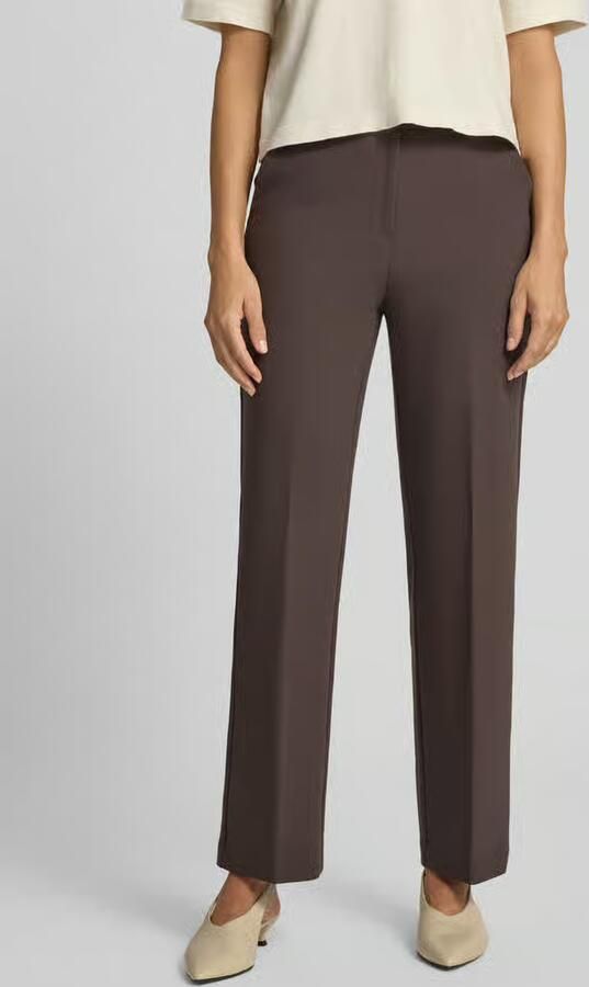 Comma straight leg pantalon donkerbruin - Foto 3