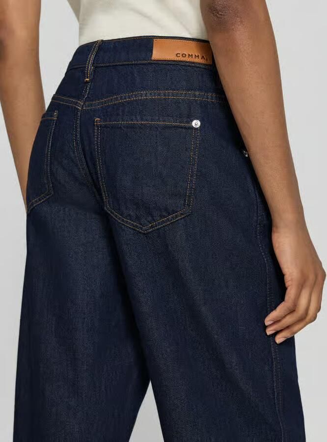 Comma straight fit jeans met knoopsluiting - Foto 2
