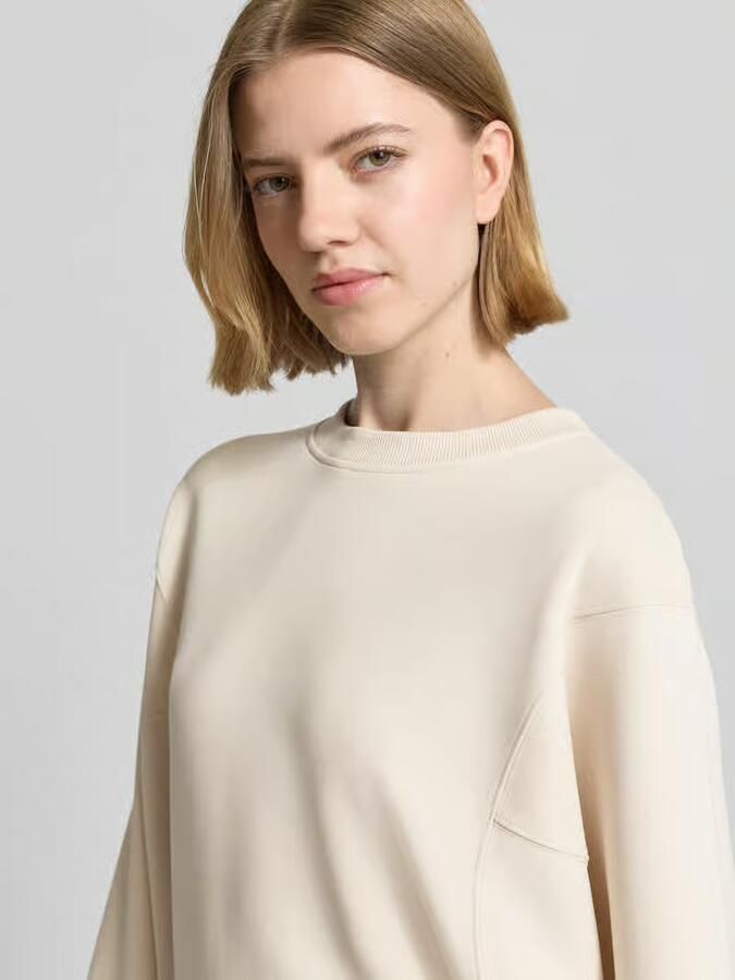 Comma Sweatshirt met ronde hals en 3 4-mouw - Foto 4
