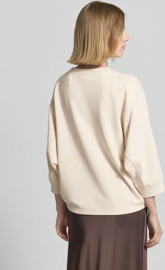 Comma Sweatshirt met ronde hals en 3 4-mouw - Foto 7
