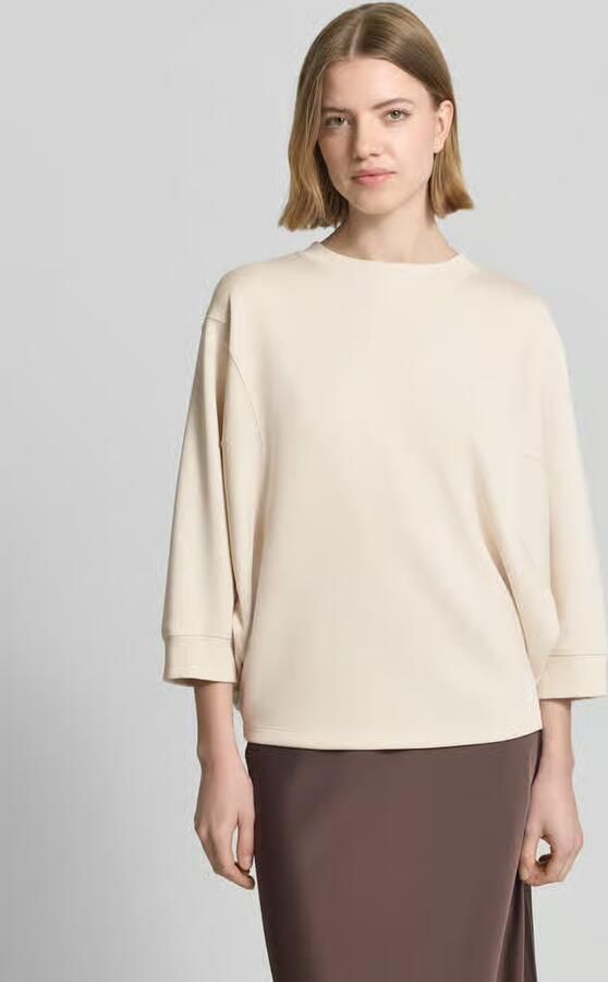 Comma Sweatshirt met ronde hals en 3 4-mouw - Foto 6