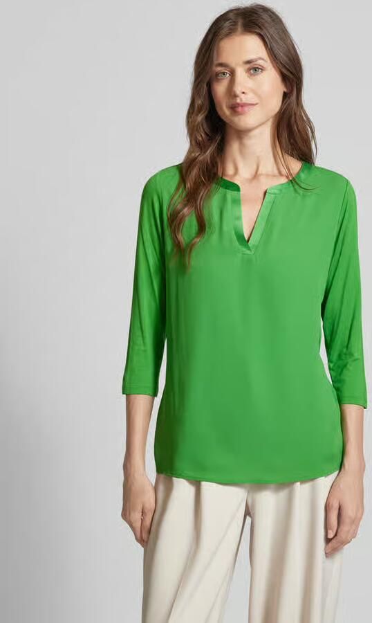Comma T-shirt met 3 4-mouwen - Foto 4