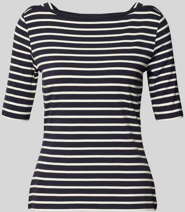 Comma T-shirt met boothals