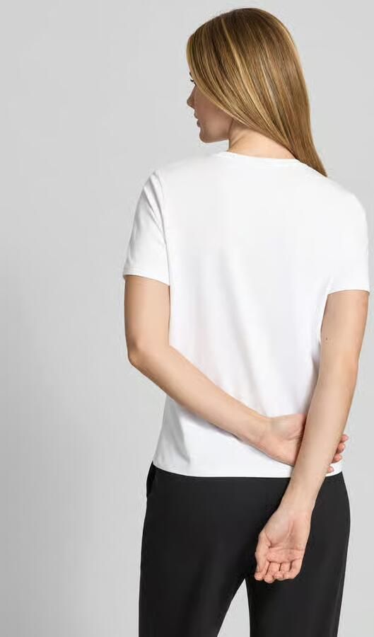 Comma T-shirt met print en siersteentjes - Foto 7