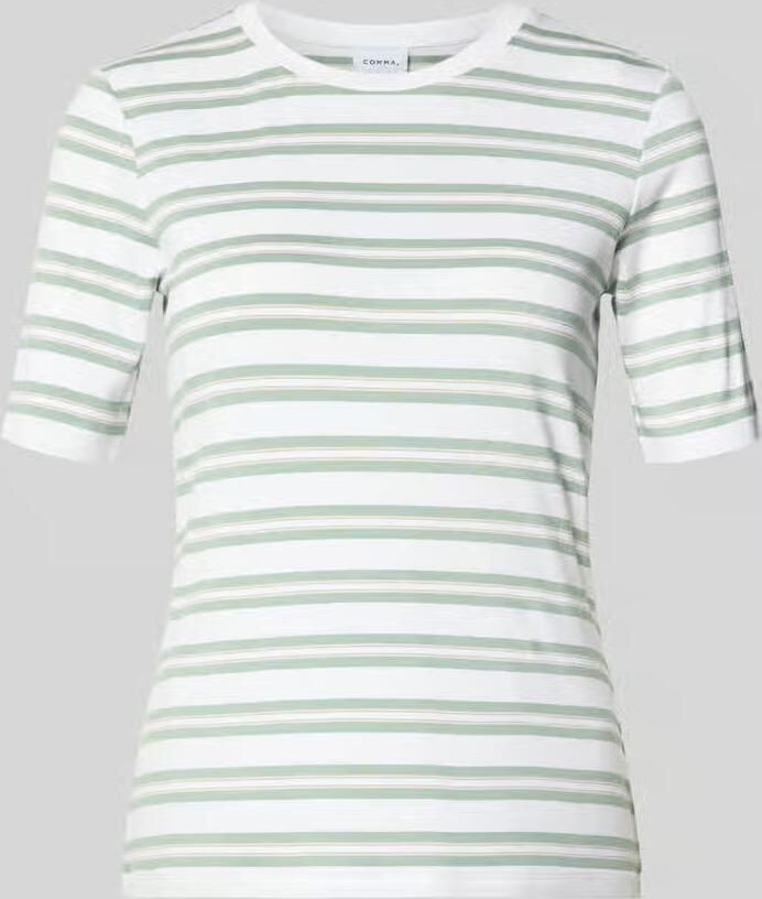 Comma T-shirt met ronde hals