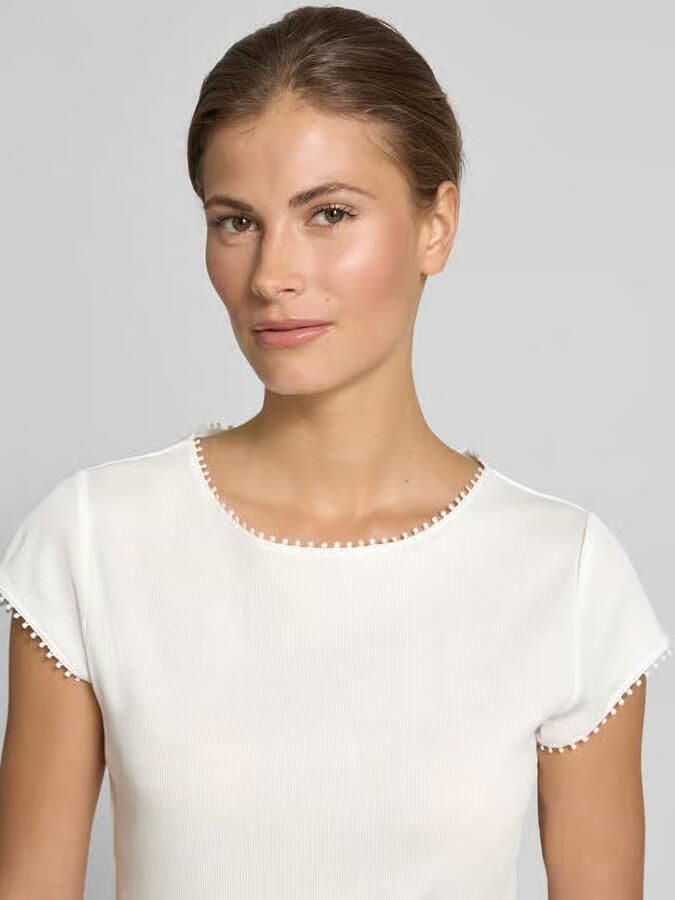 Comma T-shirt met ronde hals