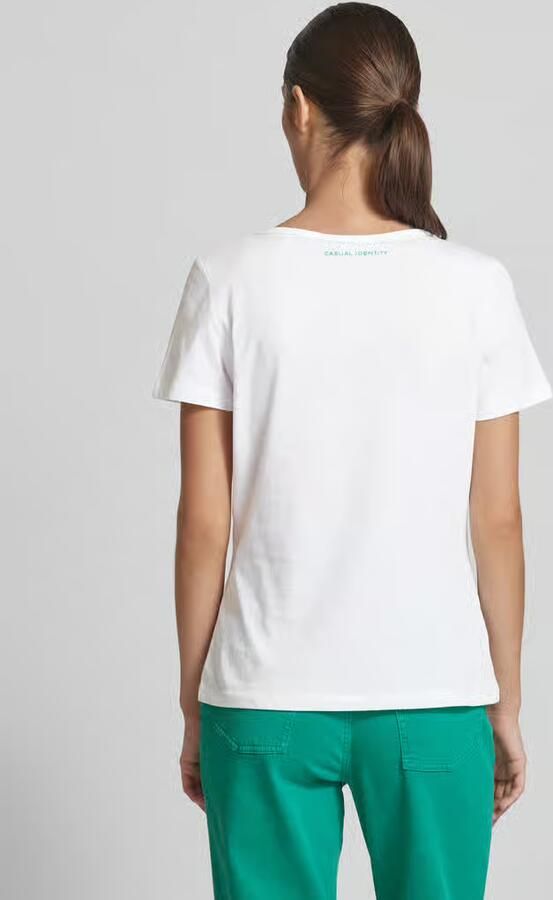 Comma Casual Identity T-shirt met ronde hals