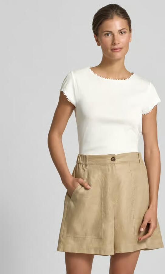 Comma T-shirt met ronde hals - Foto 3