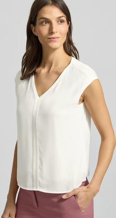 Comma T-shirt met V-hals - Foto 2