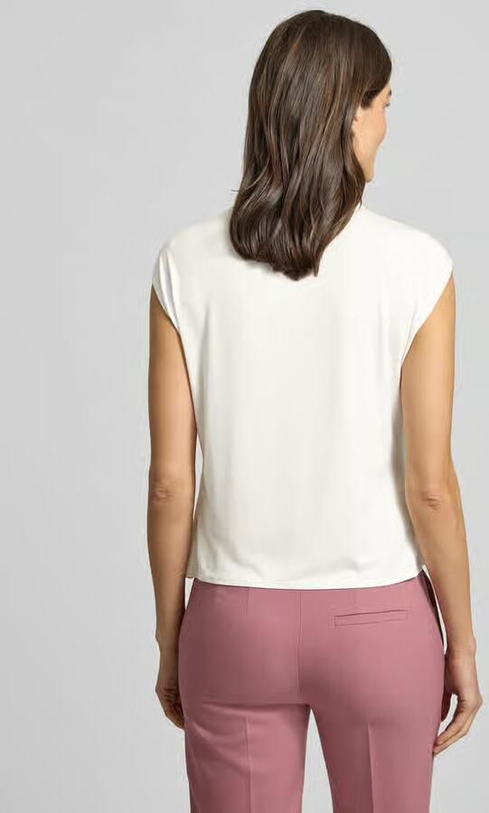 Comma T-shirt met V-hals - Foto 6
