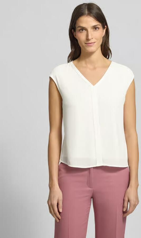 Comma T-shirt met V-hals - Foto 7