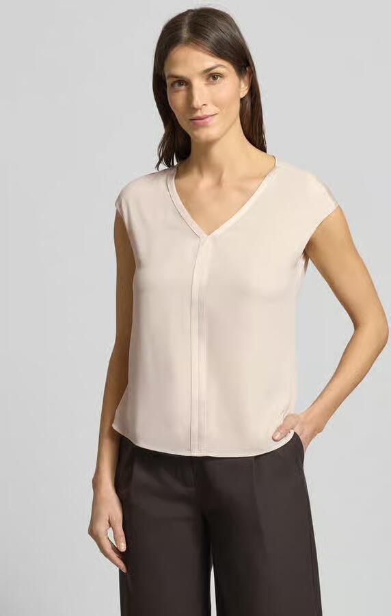 Comma T-shirt met V-hals - Foto 7