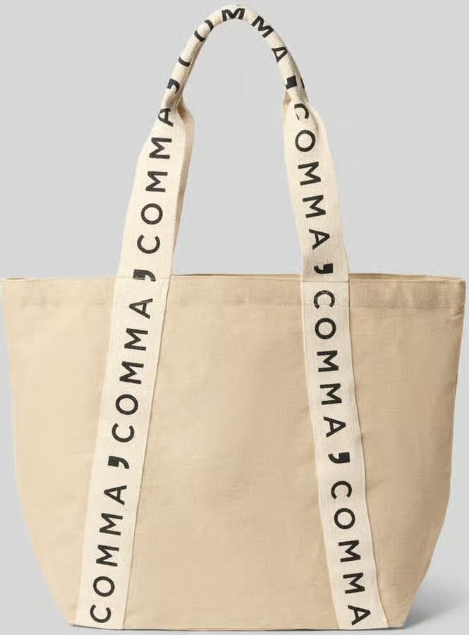 Comma Tote tas met labelprints - Foto 2