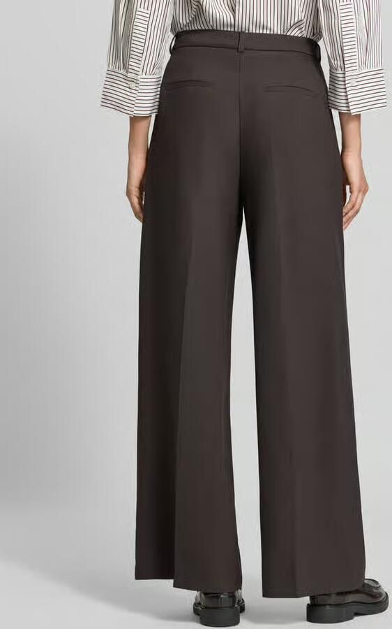 Comma Wide fit broek van viscosemix - Foto 3
