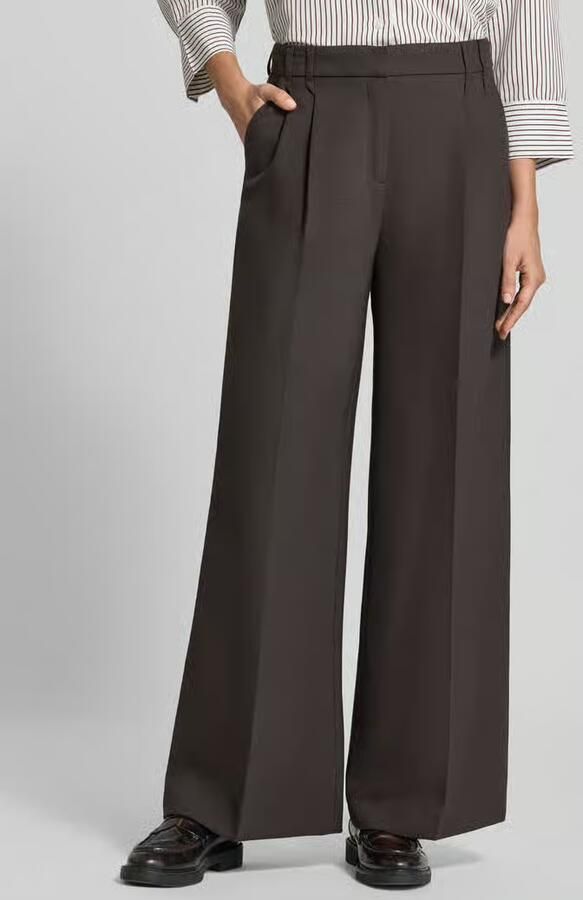 Comma Wide fit broek van viscosemix - Foto 2
